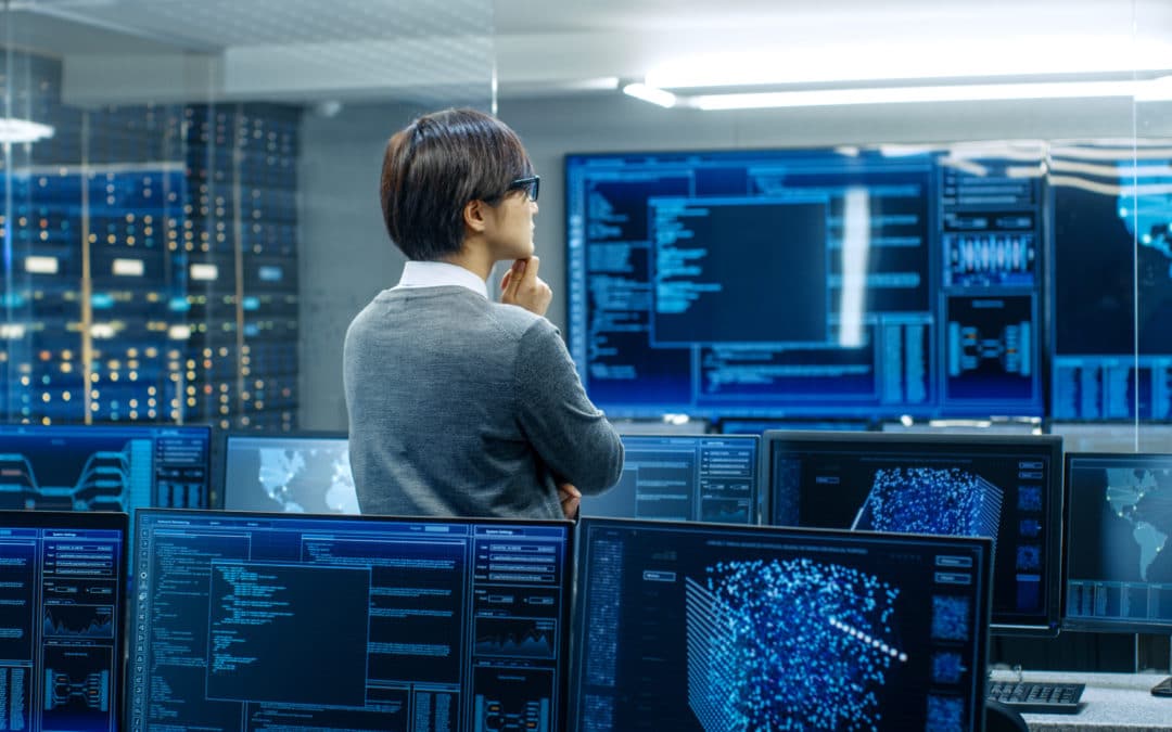 Network security dashboard detecting and preventing cyber threats